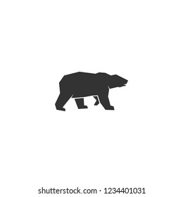 Bear symbol - vector illustration