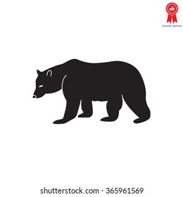Bear symbol - vector illustration