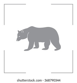 Bear symbol - vector illustration