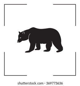 Bear symbol - vector illustration