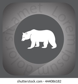 Bear symbol - vector illustration
