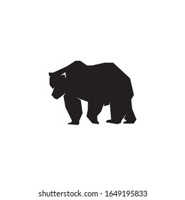 Bear symbol, vector illustration icon