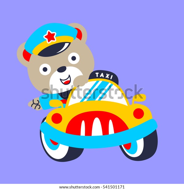 bear the taxi driver
cartoon