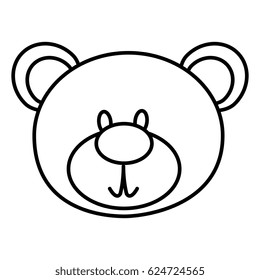 bear teddy isolated icon