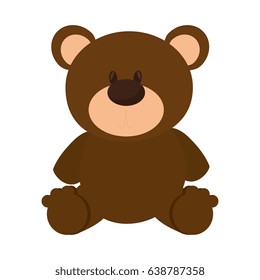bear teddy isolated icon