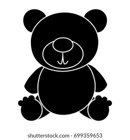 bear teddy isolated icon