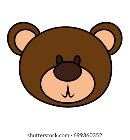 bear teddy isolated icon