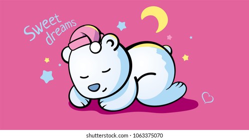 Bear Teddy is sleeping. Sweet dreams!
