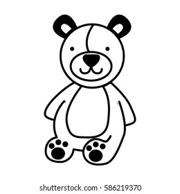 bear teddy toy icon