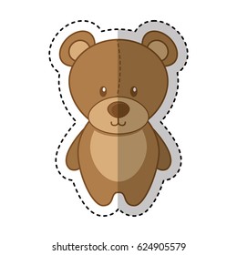 bear teddy toy icon