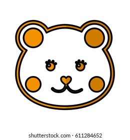 bear teddy toy icon vector illustration design