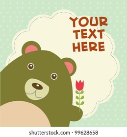bear with text