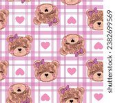 bear texture pattern girl cute fabulous