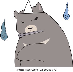 The bear that turned into a ghost