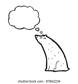 bear thinking cartoon bear thinking cartoon