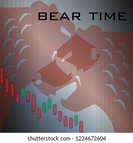 Bear Time, A time for bear to bring stock market chart moving down - Bear Power