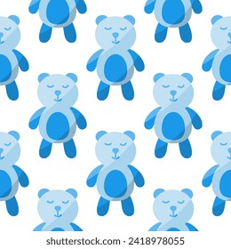 bear toy childrens day colored play friend animal pattern textile background