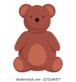 Bear toy icon cartoon vector. Store toy. Shop child bear