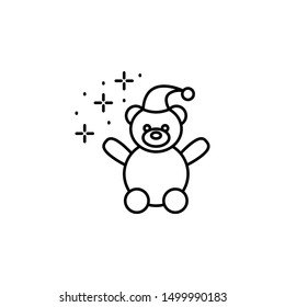 Bear toy icon. Element of sweet dreams icon