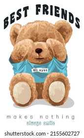 bear toy teddy bear kids cartoon cute blue best friends boy girl fun happy animal baby 