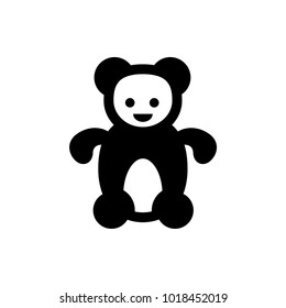 bear toy vector icon