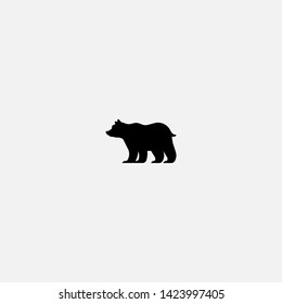 bear tree animal icon sign signifier vector