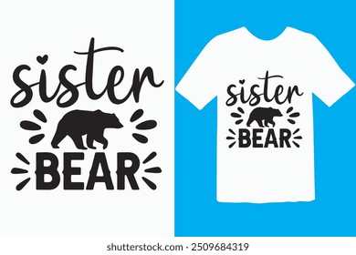 Bear T-shirt Design, poster, streetwear, urban design, hoodie, etc 