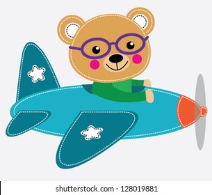 bear / T-shirt graphics / cute cartoon characters / cute graphics for kids / Book illustrations / textile graphic