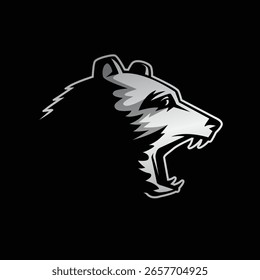 Logotipo moderno abstracto del Vector del oso