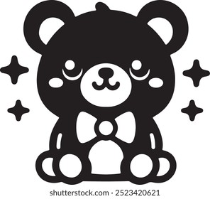 A Bear vector art design