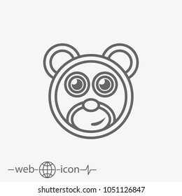 bear vector icon
