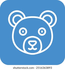 Bear Vector Icon Design Illustration