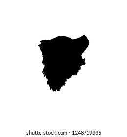 bear vector icon. bear sign on white background. bear icon for web and app