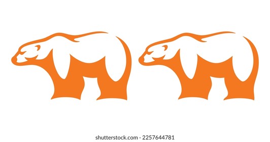 Bear Vector Icon Symbol Template. Bear Illustration