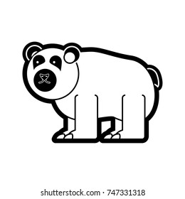 bear vector illustration