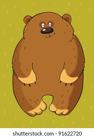 Bear. Vector illustration