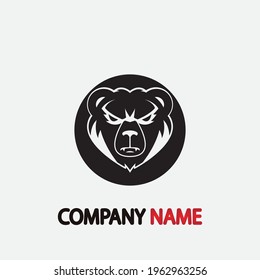 bear vector illustration design icon logo template