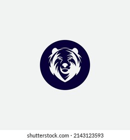 bear vector illustration design icon logo template