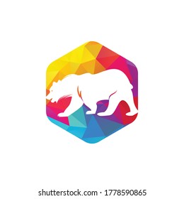 Bear vector illustration Designs. Bears Logo Concept.