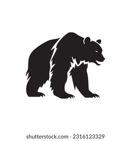 Bear vector illustration, logo design 