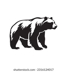 bear vector illustration, logo design