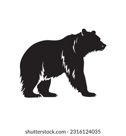 bear vector illustration, logo design