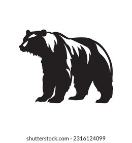 bear vector illustration, logo design