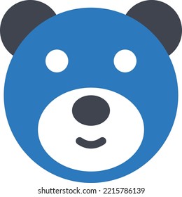 bear  Vector illustration on a transparent background. Premium quality symmbols. Glyphs vector icons for concept and graphic design. 

