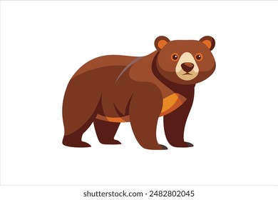 Bear vector image artwork illustration
