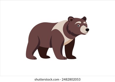 Bear vector image artwork illustration