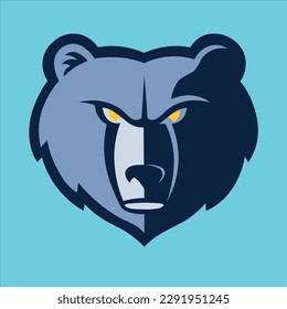 Bear vector logo Abstract and template