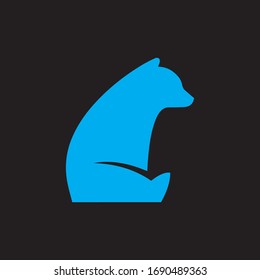 Plantilla de diseño del logotipo del vector de osos