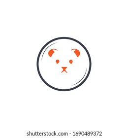 Bear Vector Logo Design Template