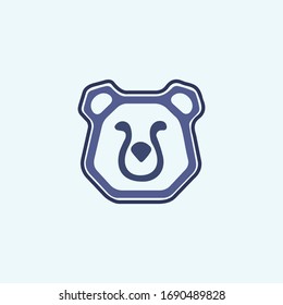 Bear Vector Logo Design Templates